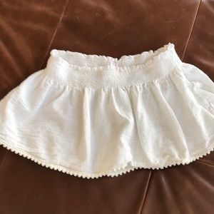 Girls cotton bathing suit coverup-skirt